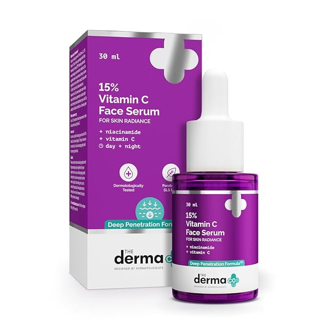 The Derma Co 10% Vitamin C Face Serum Reduces Pigmentation & Glowing Skin For All Skin Types