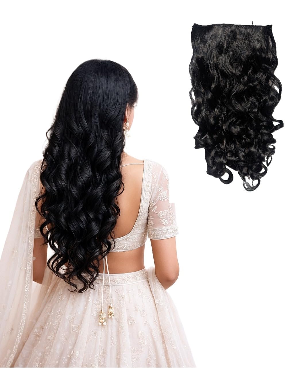 Curly Black Hair Extension